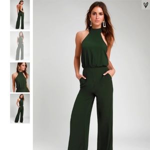 NEW! Lulus Green Jumpsuit